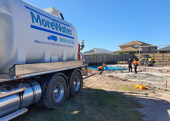 MoreWater Truck for Dust Management — Water Delivery in Kearsley, NSW