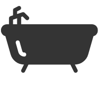 Graphic of a claw-foot bathtub