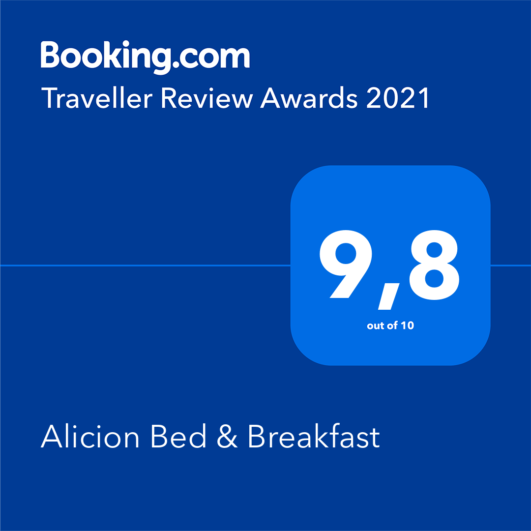 Traveller Reviews Award for 2021 by Booking.com