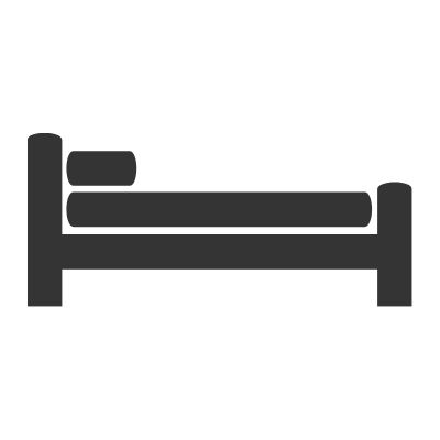 Graphic of a bed