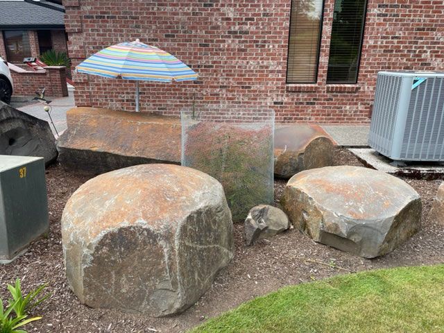 Huge Stones at The Backyard — Winlock, WA — Good's Quarry