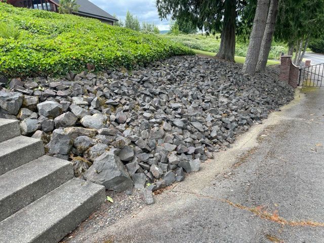 Rocks Near the Driveway — Winlock, WA — Good's Quarry