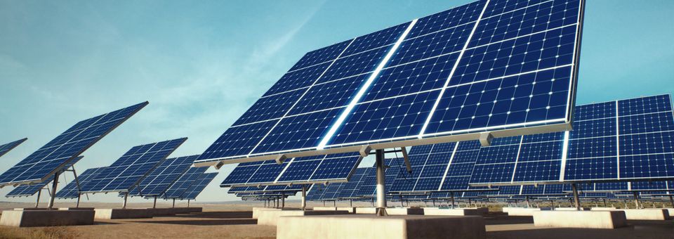 solar panel plant