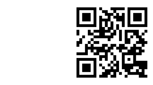 A black and white qr code on a white background.