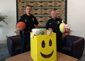 Rio Rancho New Mexico Police with Project Smile Donations