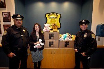 Chelsea Police with Project Smile Children's Donations