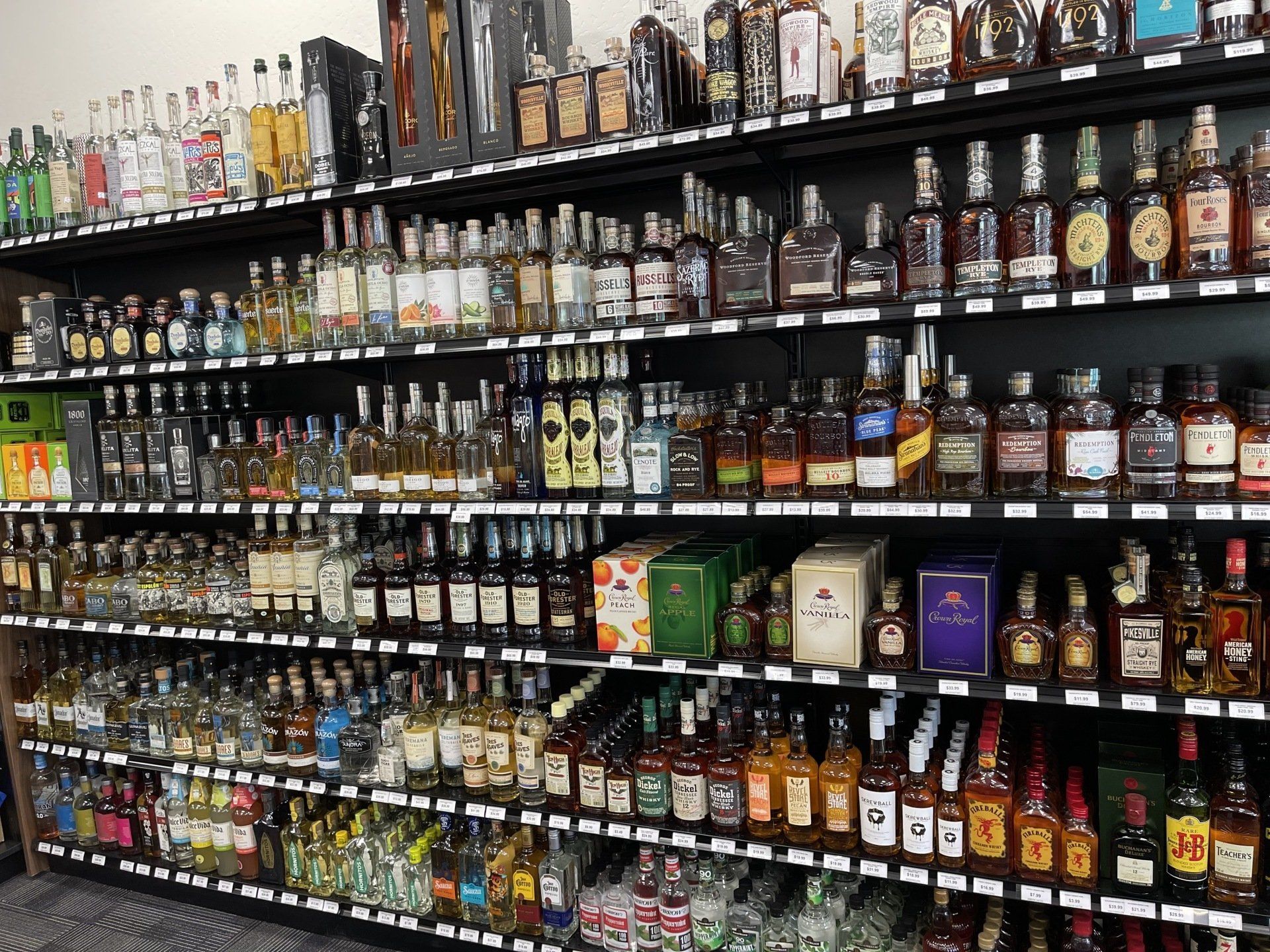Liquor Bottles — Flagstaff, AZ — Mountain Spirits Co