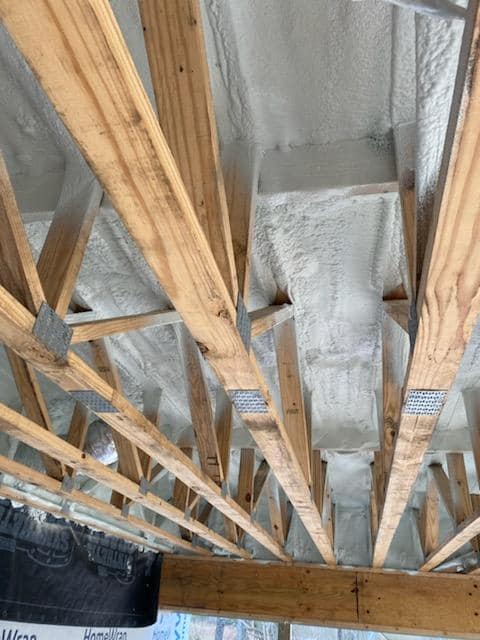 Spray foam insulation for rim joists in East Pennsylvania