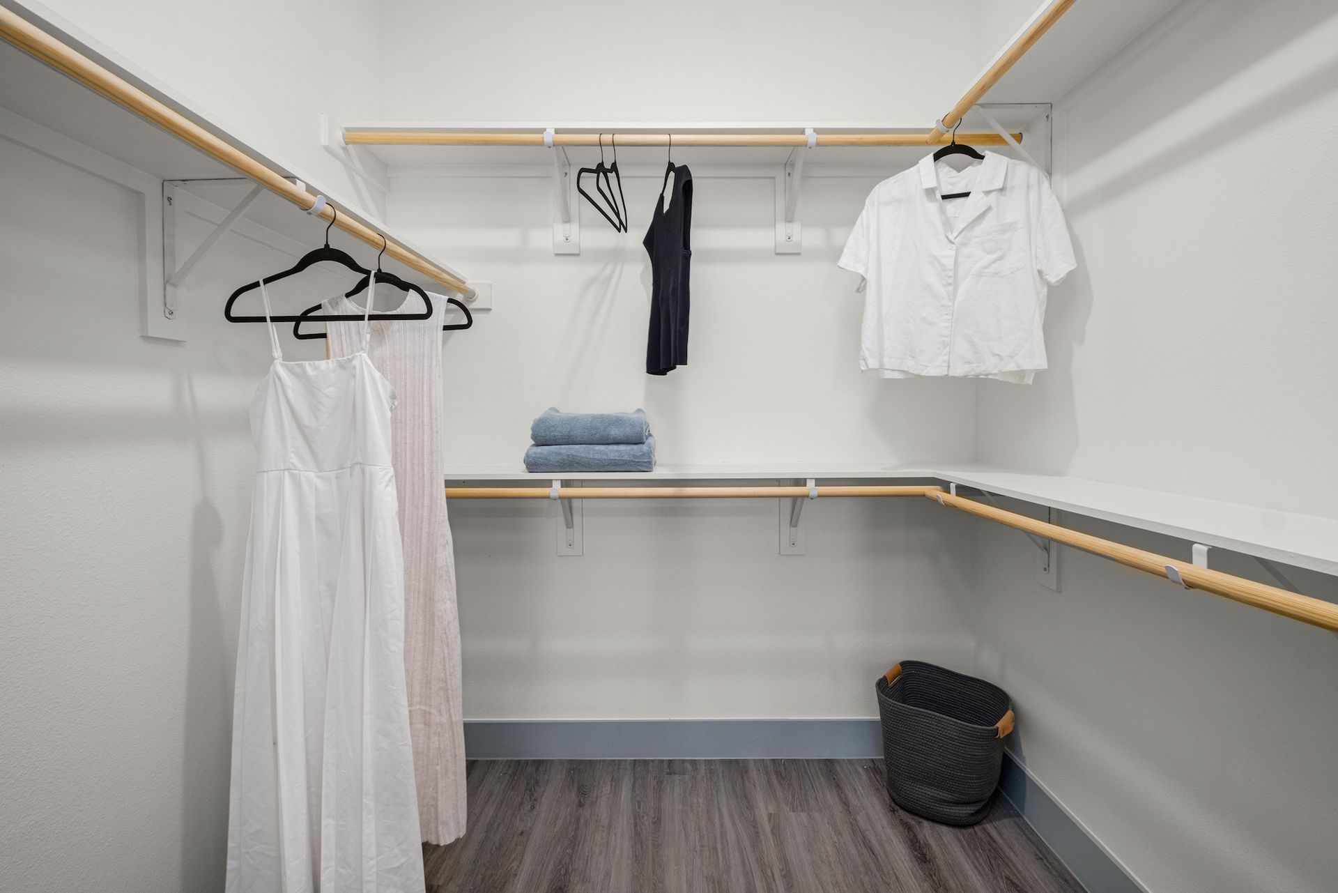 Large walk-in closet