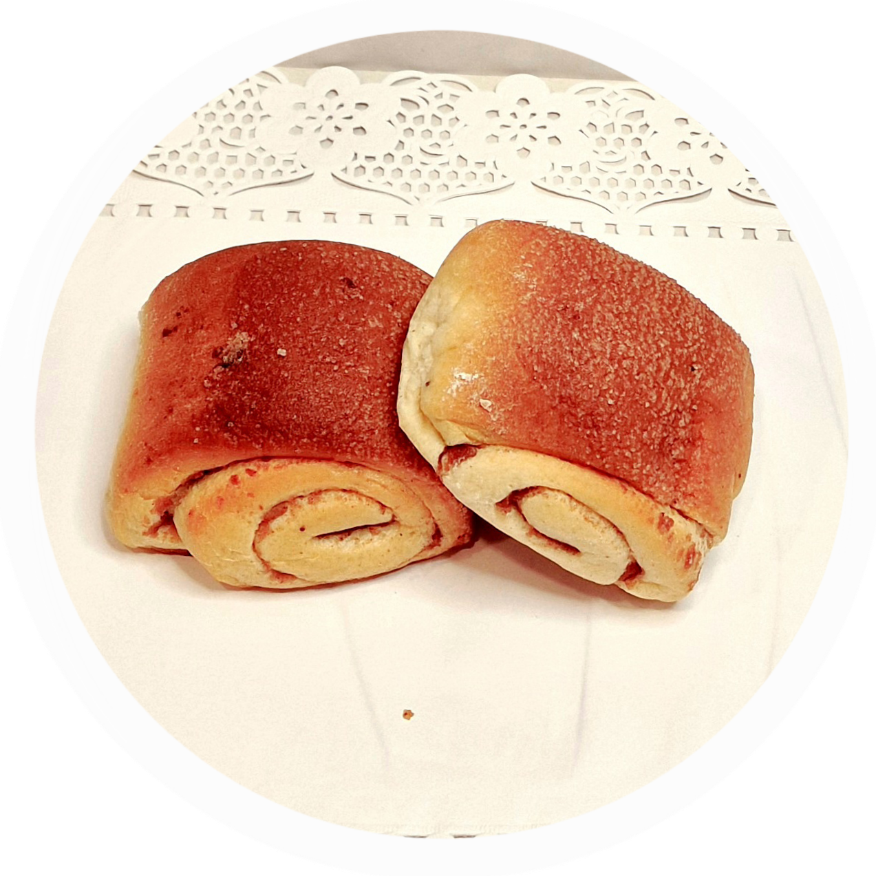 Bandelės su cinamoniniu įdaru