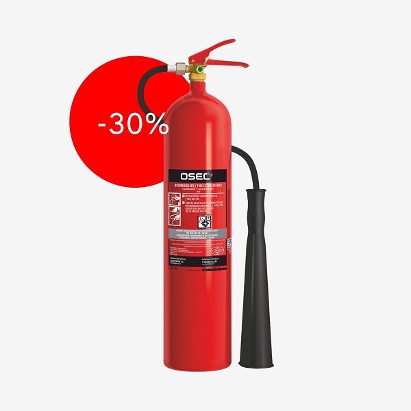 CO2 brandblusser 5 kg hardloper