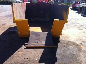 Front View Of Yellow Container - Perth, WA - Advance Waste Disposal