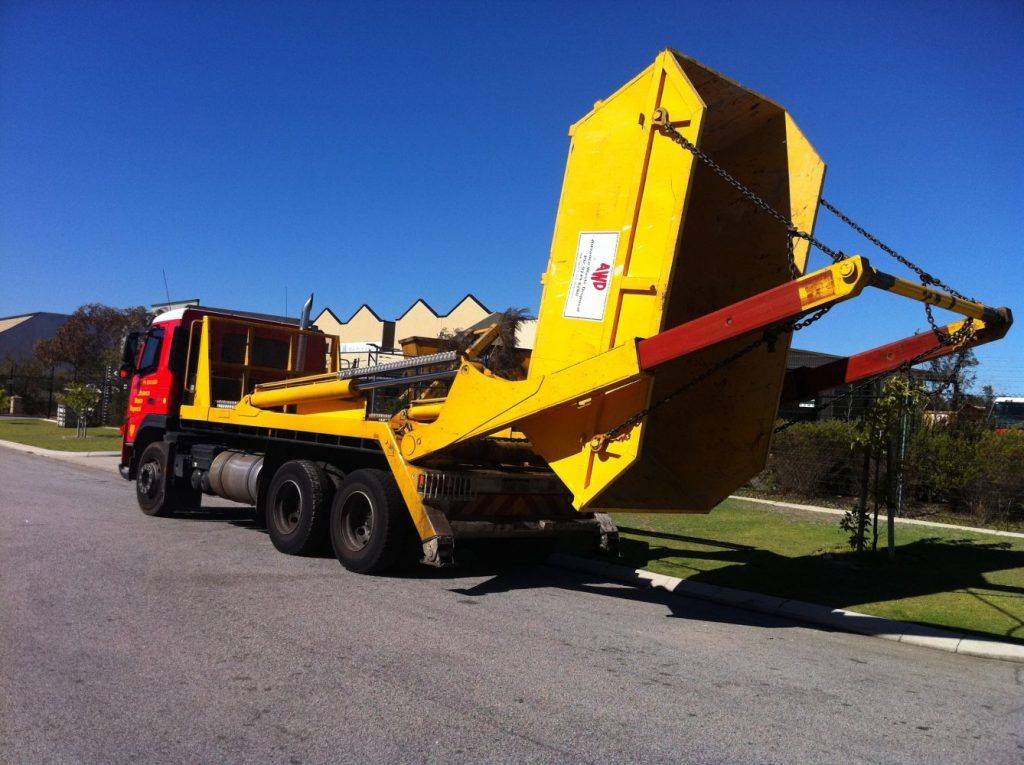 AWD Truck In Road - Perth, WA - Advance Waste Disposal