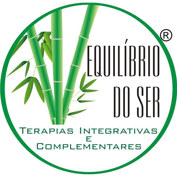 Um logotipo para Clínica Equilibrio do Ser mostra uma planta de bambu