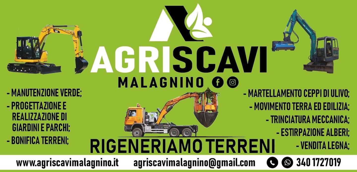 A green sign that says rigeneriamo terreni