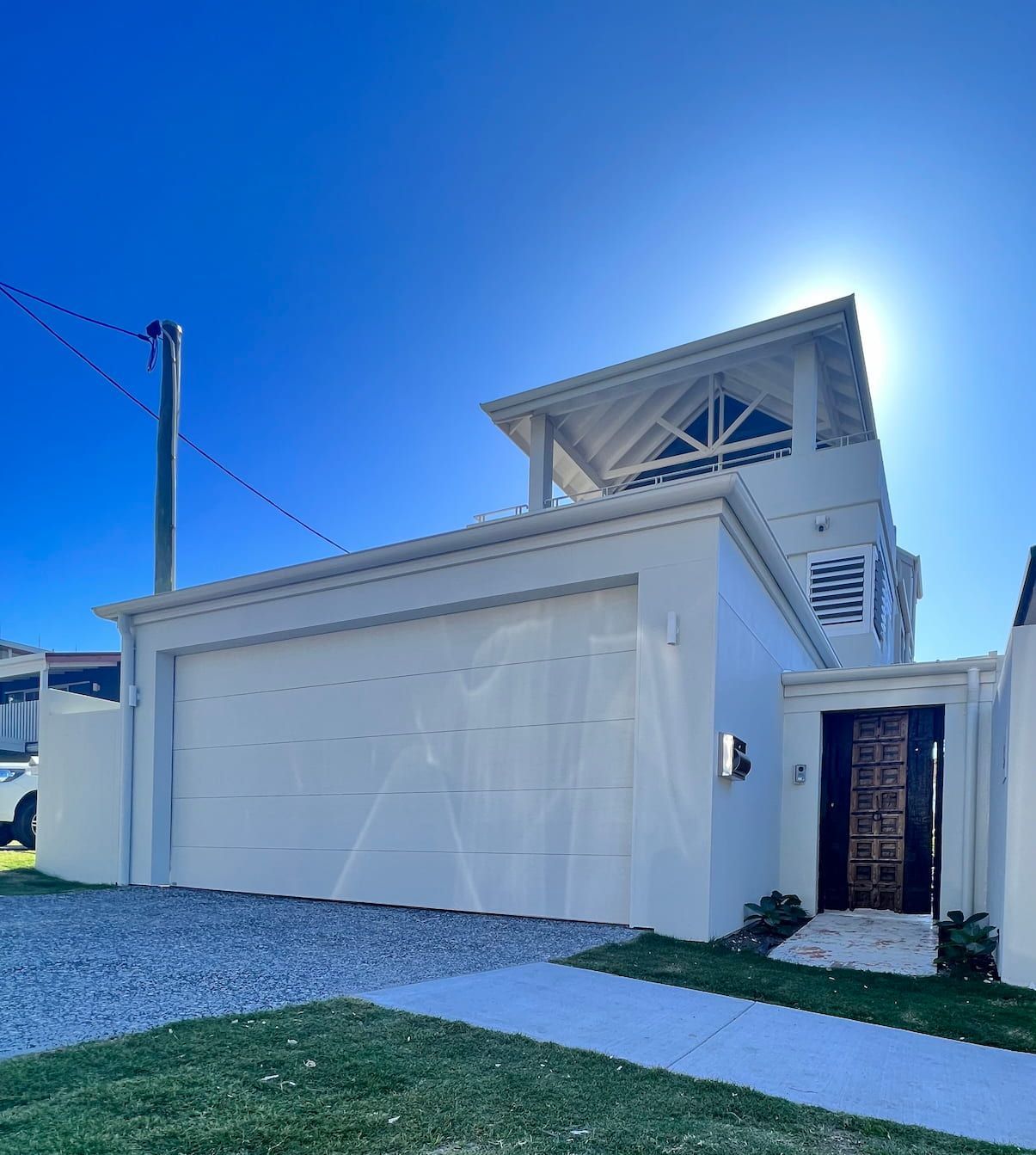 Renovated bathroom featuring stone tiles - Bathroom Renovations Gold Coast