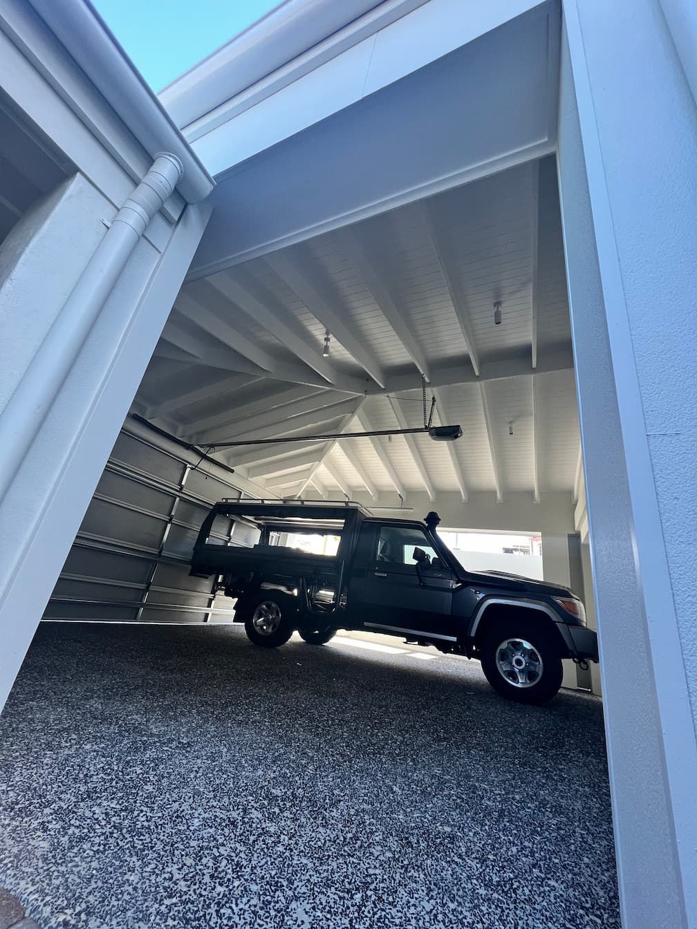 Garage with a car inside - Home Extensions Gold Coast