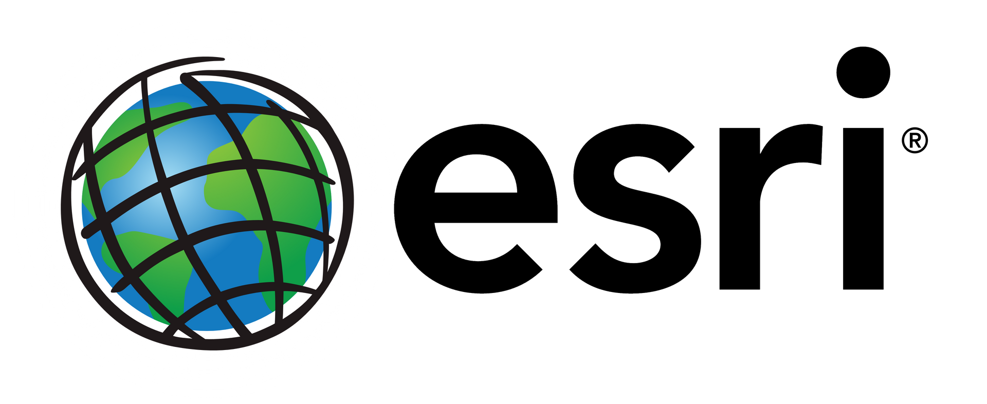 The Esri logo, featuring a blue and green globe icon next to the black, lowercase brand name text.