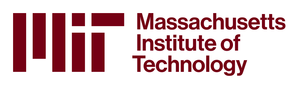 The maroon Massachusetts Institute of Technology (MIT) logo featuring the stylized block letters and text.