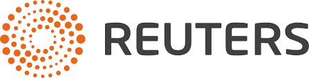 The Reuters logo: an orange circular pattern of dots to the left of the word 