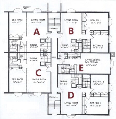 Floor Plan - apartment floor plans in Elgin, IL