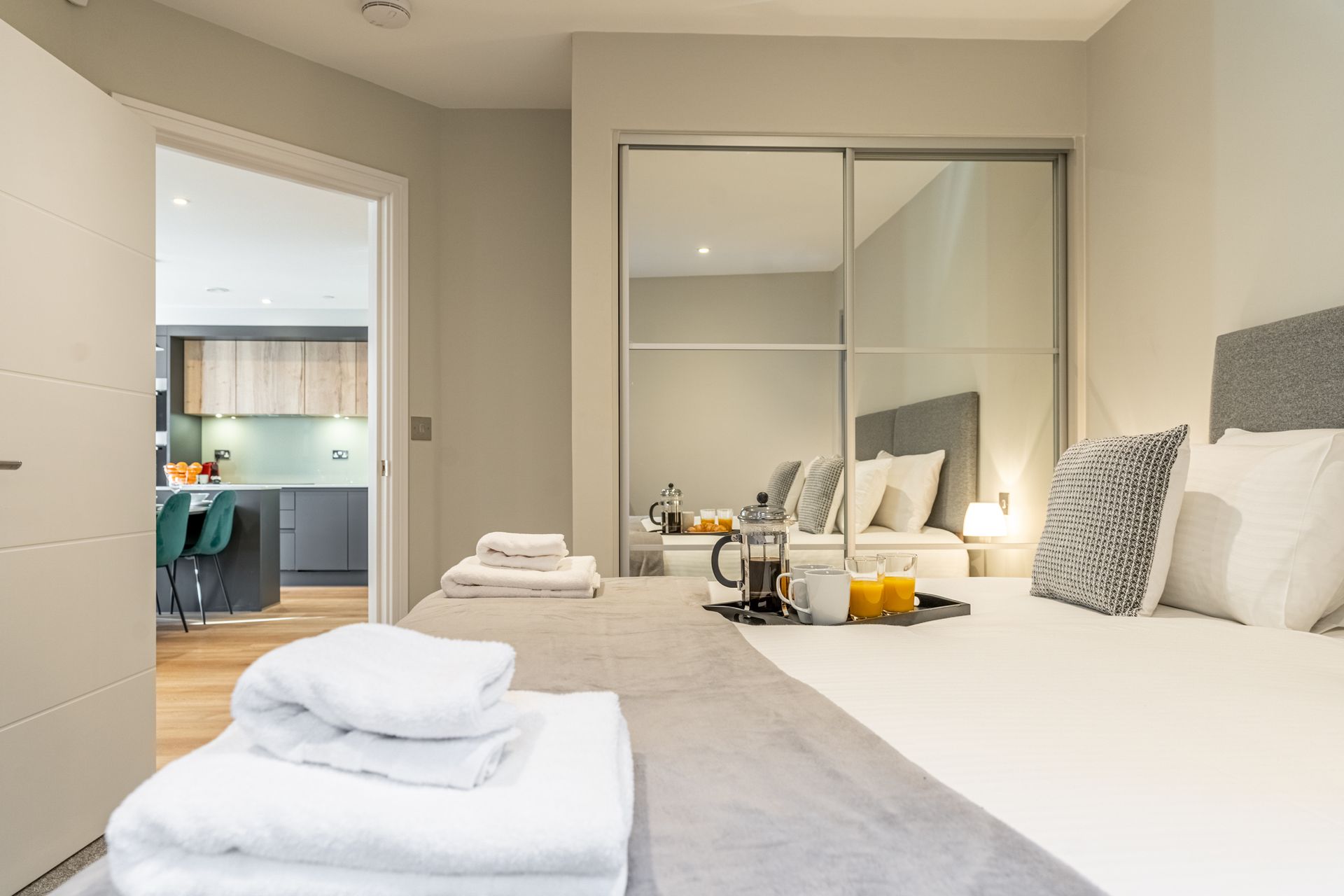 Serviced Apartment in Reading - Bedroom