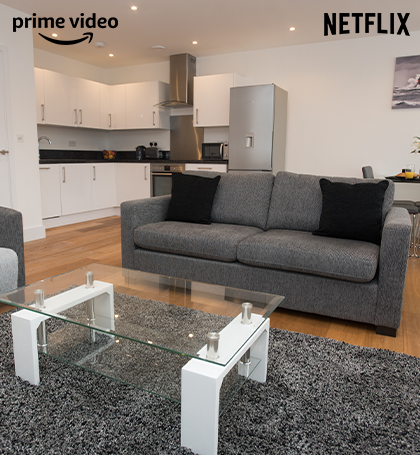 Serviced Apartment in Reading - Living Room