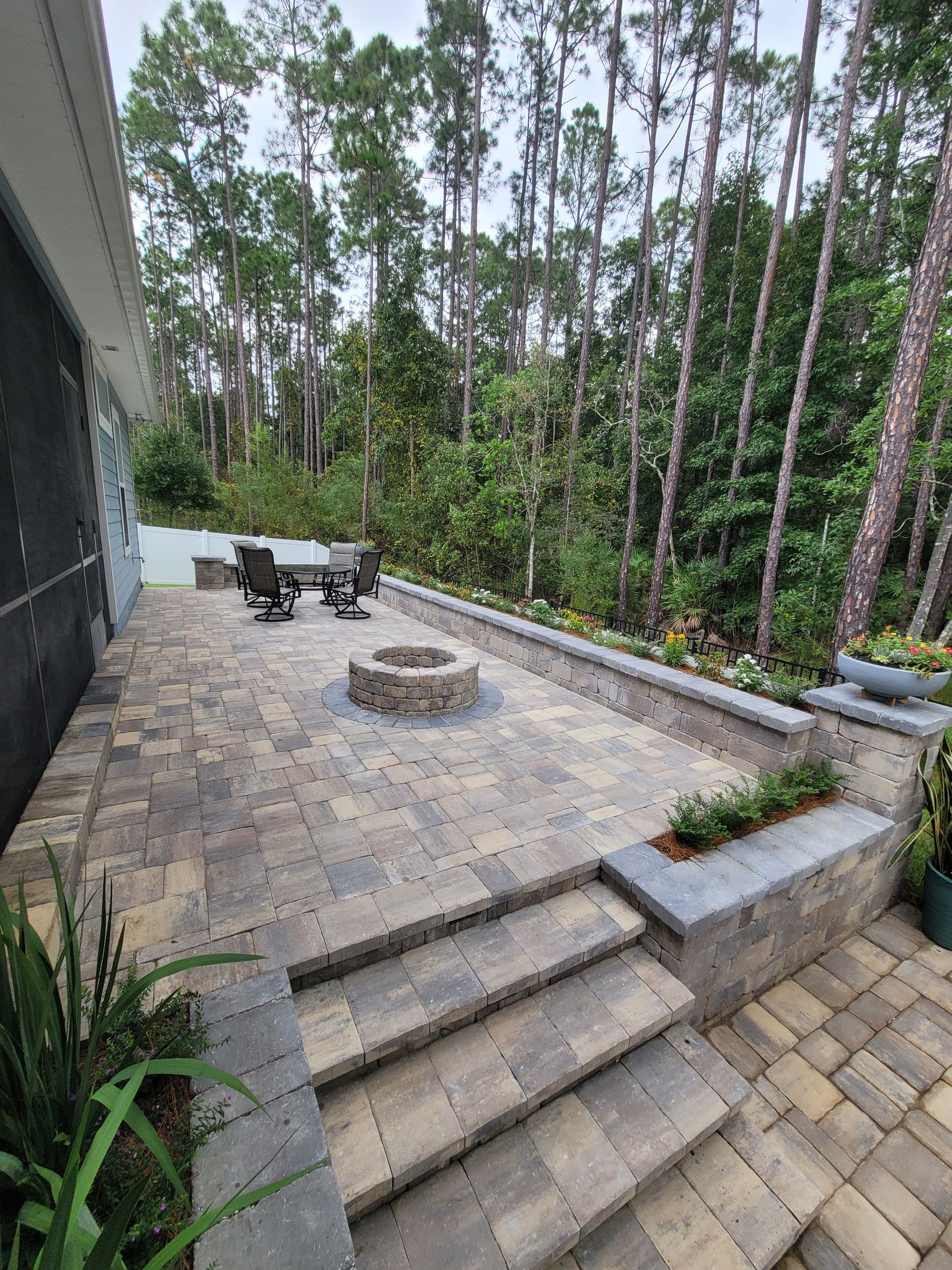 Installing Pathway — Jacksonville, FL — A.C.E. Outdoor Designs