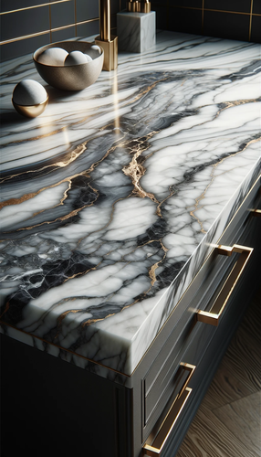 custom marble countertop