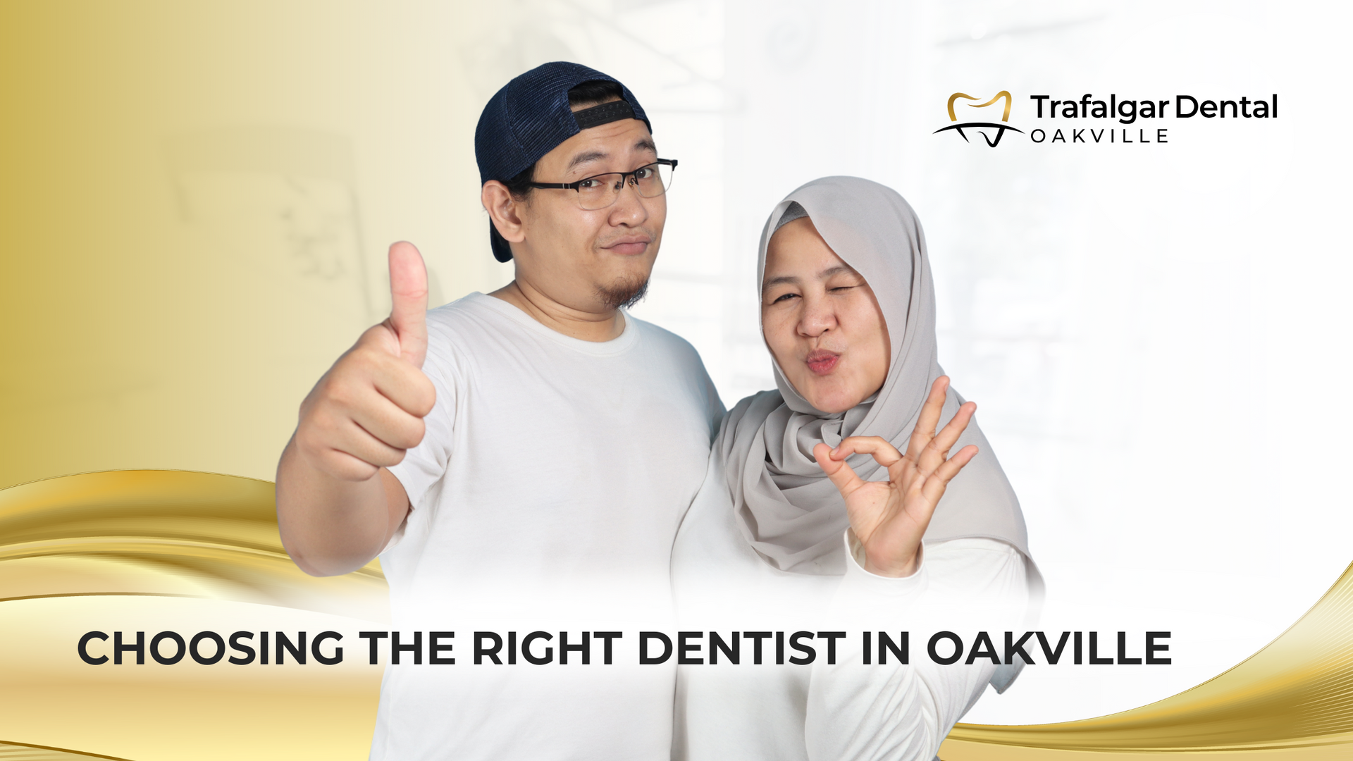 A man and a woman are standing next to each other and giving a thumbs up.