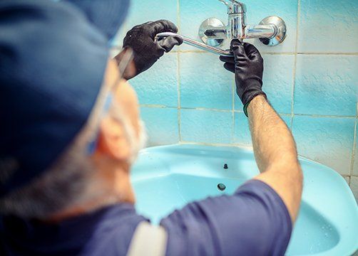 Plumber Install Faucet — Hammond, IN — Area Plumbing and Sewer Co., Inc.