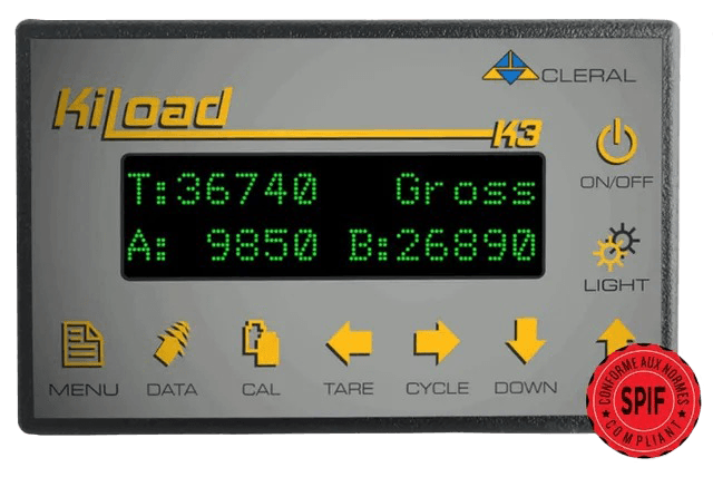Kiload K4 Cab Mounted Weighing System | Cleral USA