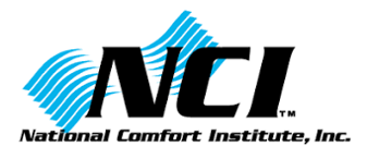 The logo for the national comfort institute inc.