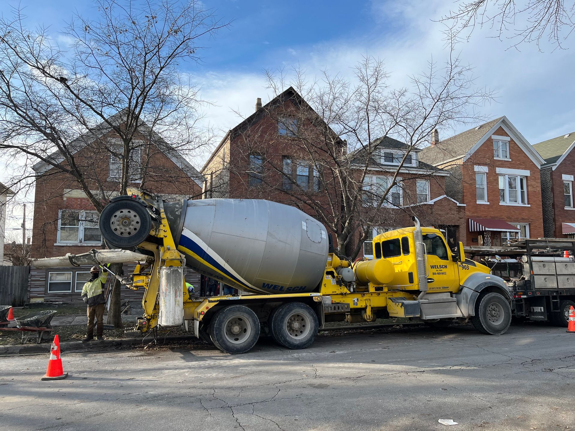 Exterior of Modern Garage — Chicagoland, IL — Welsch Ready Mix, Inc.