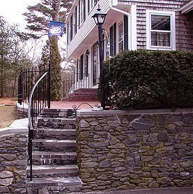 Residential single side railing — Stairs in Plymouth, MA