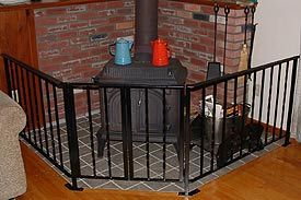 Black Railings with Chimney — Railings in Plymouth, MA