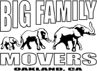 BIG FAMILY MOVERS logo with elephants and “OAKLAND, CA” text