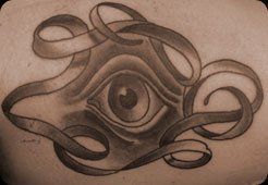 Tattoo designs - Lark Lane - Fallen Angel Tattoo Studio - eye tattoo design