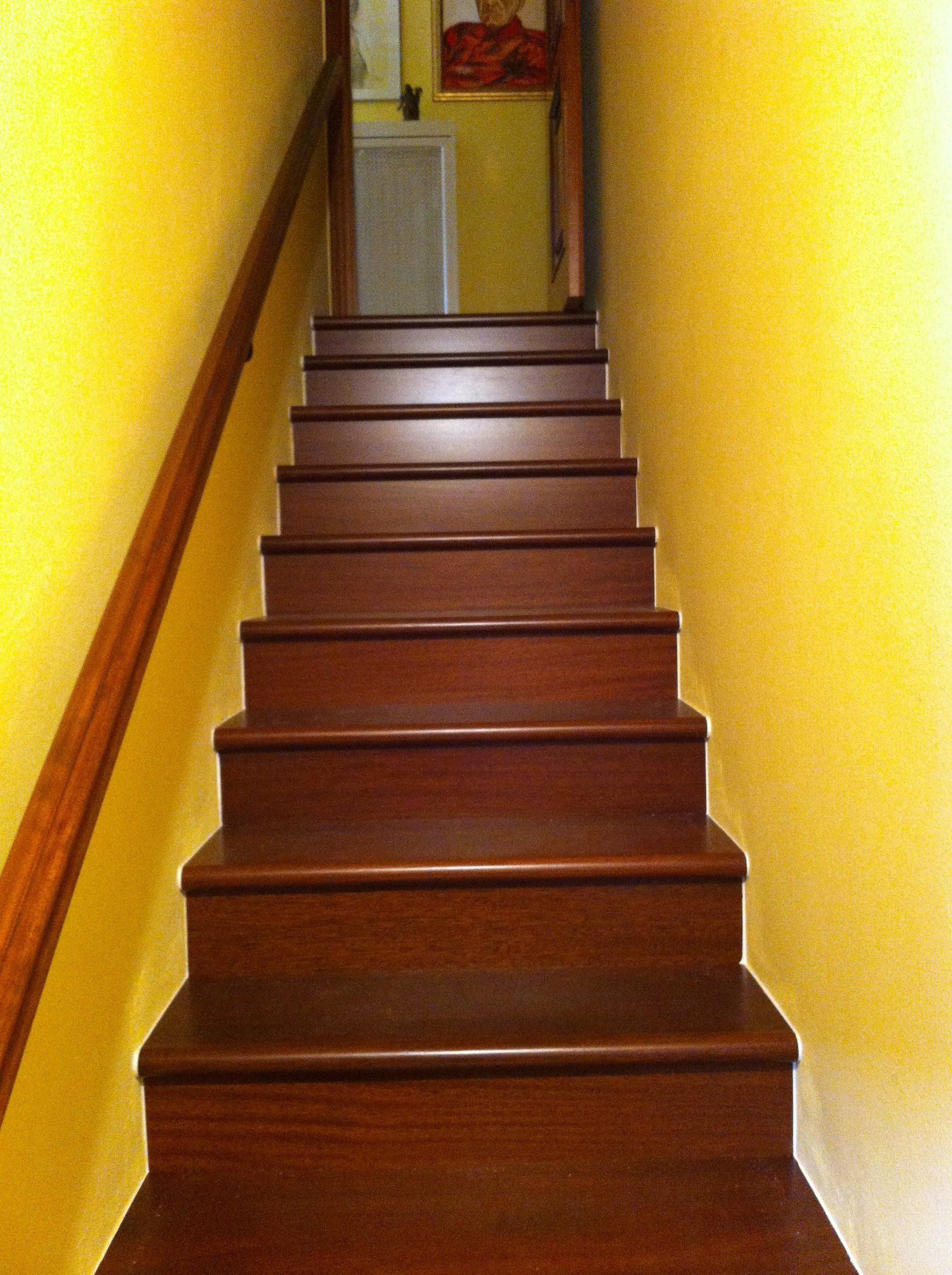 scala per interni in mogano