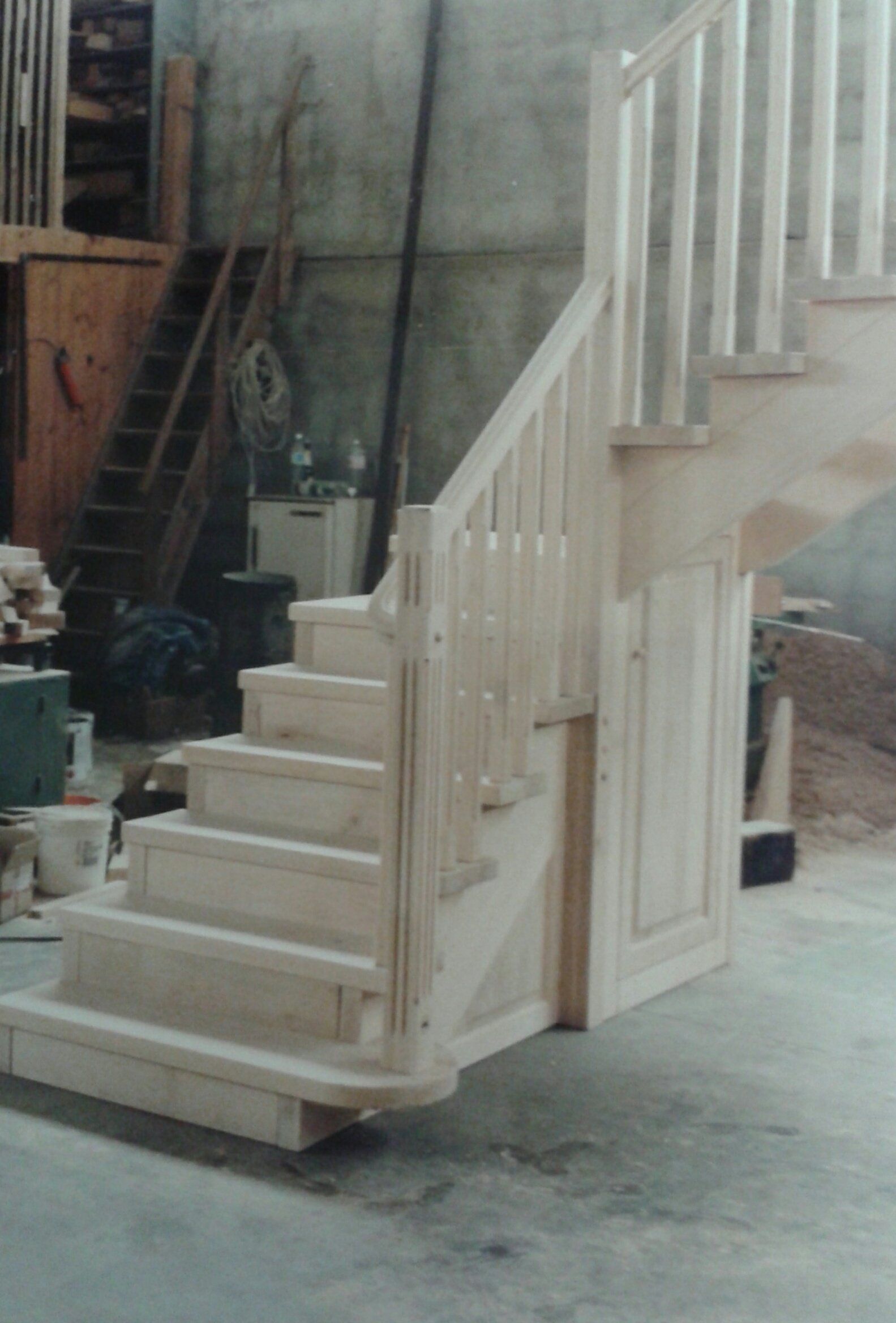 costruzione di una scala in legno