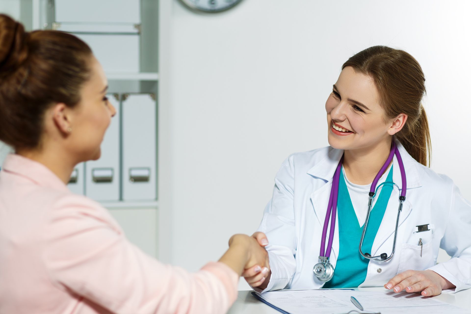 Weight management treatment at West End Obstetrics & Gynecology in Richmond, VA, with a patient expressing gratitude