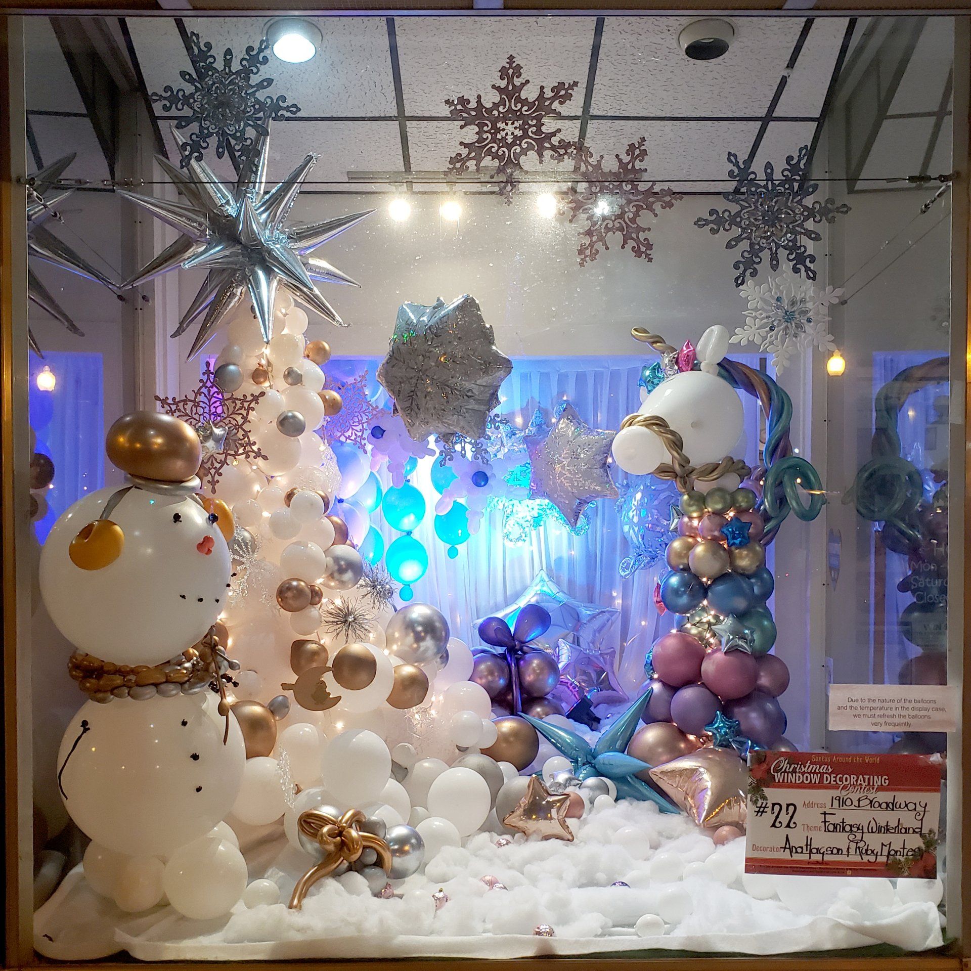 2022 Christmas Window Displays