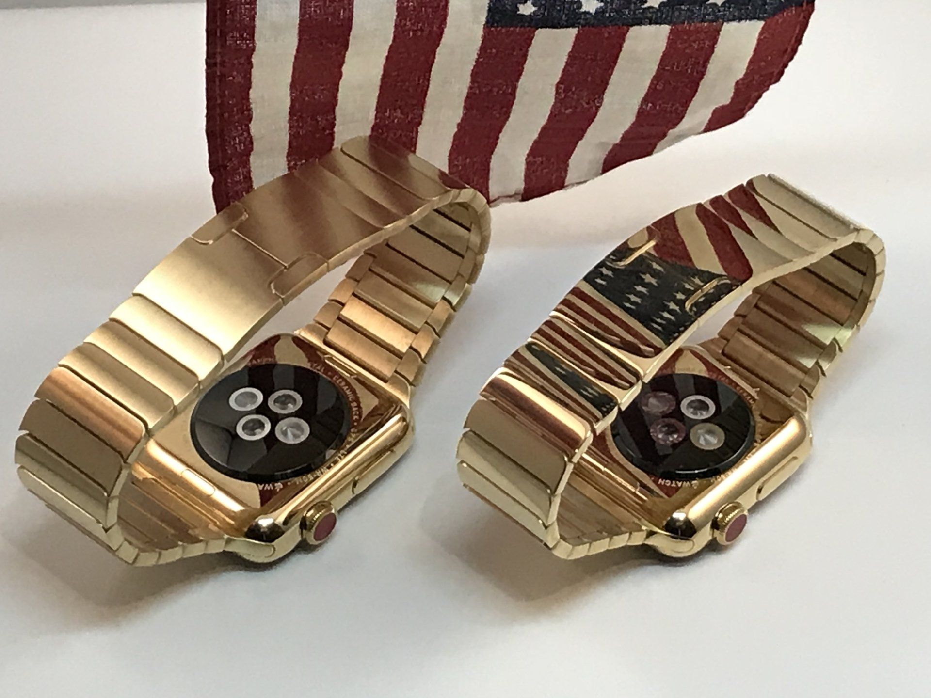 Gold Plated Apple watches and Link Bracelets