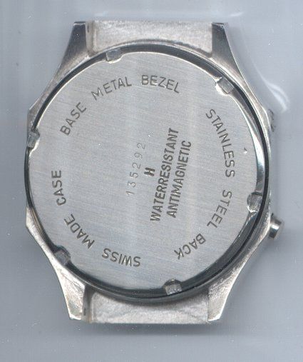 LED watch back after restoration at The Time Preserve