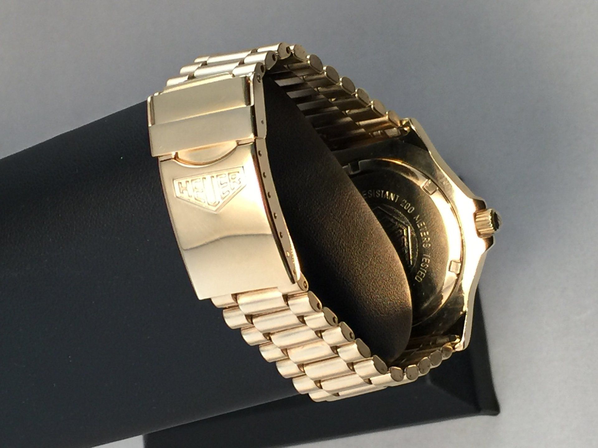 Tag Heuer restored in 14k Gold the time preserve