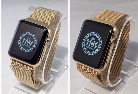Gold Plated Apple watches at The Time Preserve