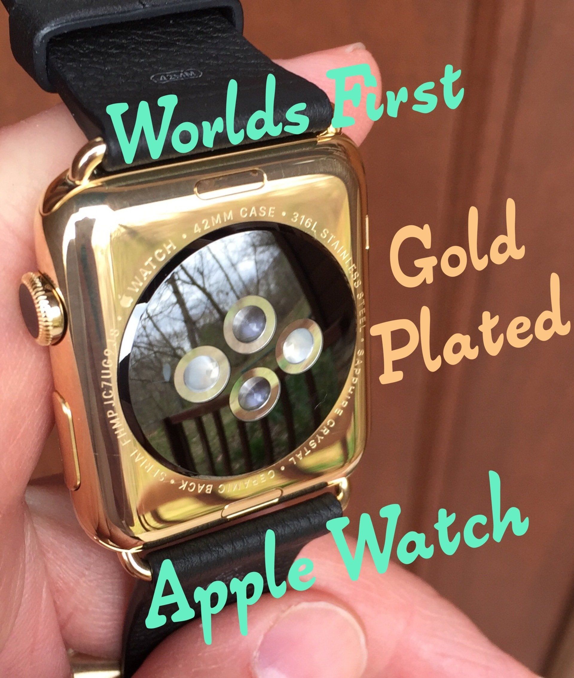 Worlds First Gold Plated Apple Watch