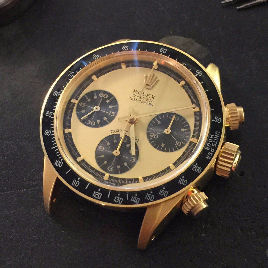Rolex Daytona 6263 solid gold restored