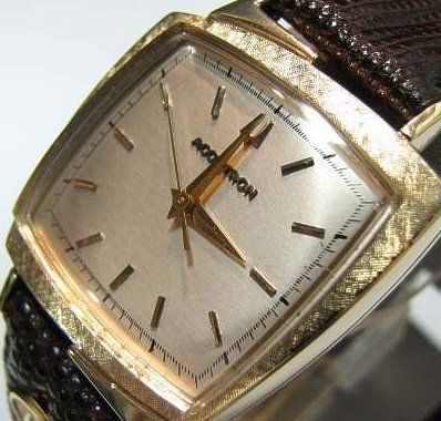 Bulova Accutron 214 14k TV watch with Florentine pattern The Time Preserve