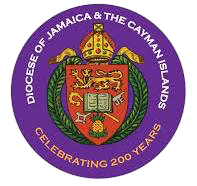 A coat of arms with a lion , a book , and a pineapple.